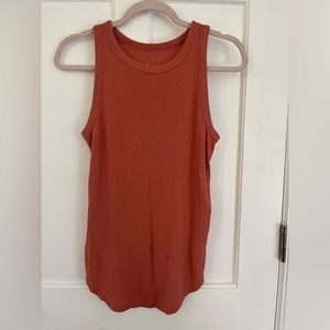 🎁Free with purchase!🎁 a new day Coral Ribbed Racerback Tank top Size XXLarge
